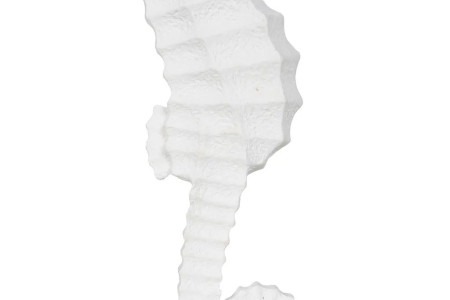 FIGURA CABALLITO DE MAR BLANCO