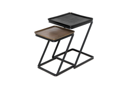 MESA DE CENTRO ALUMINIO (JUEGO) SC015