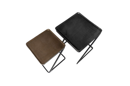 MESA DE CENTRO ALUMINIO (JUEGO) SC015