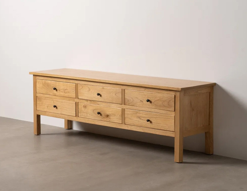 APARADOR NATURAL MADERA 180 X 48 X 60 CM