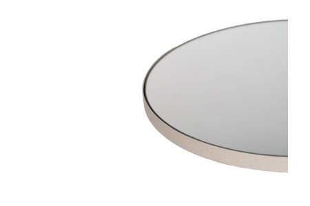 MESA DE CENTRO METAL BLANCO